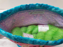 Load image into Gallery viewer, Draw String Project Bag Medium - Blue Barbie