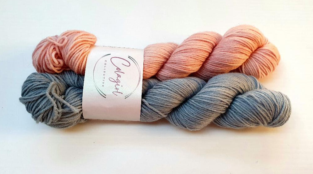 Pas De Deux 2 x 50g Swagman 4ply/Fingering Sets 'Primrose & OOAK'