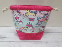 Load image into Gallery viewer, Draw String Project Bag Small - Hello Kitty