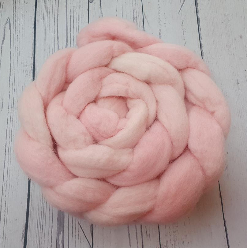 Hand Painted Roving Merino/Corriedale-Cordelia