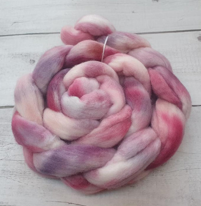 Hand Painted Roving Victorian Polwarth-Halle