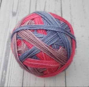 Charli Self-Striping BFL 4ply/Fingering 'Jemima'