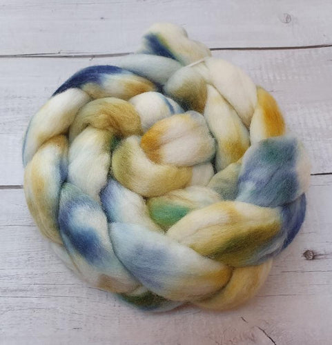 Hand Painted Roving South Australian Merino/Corriedale-Lindsey
