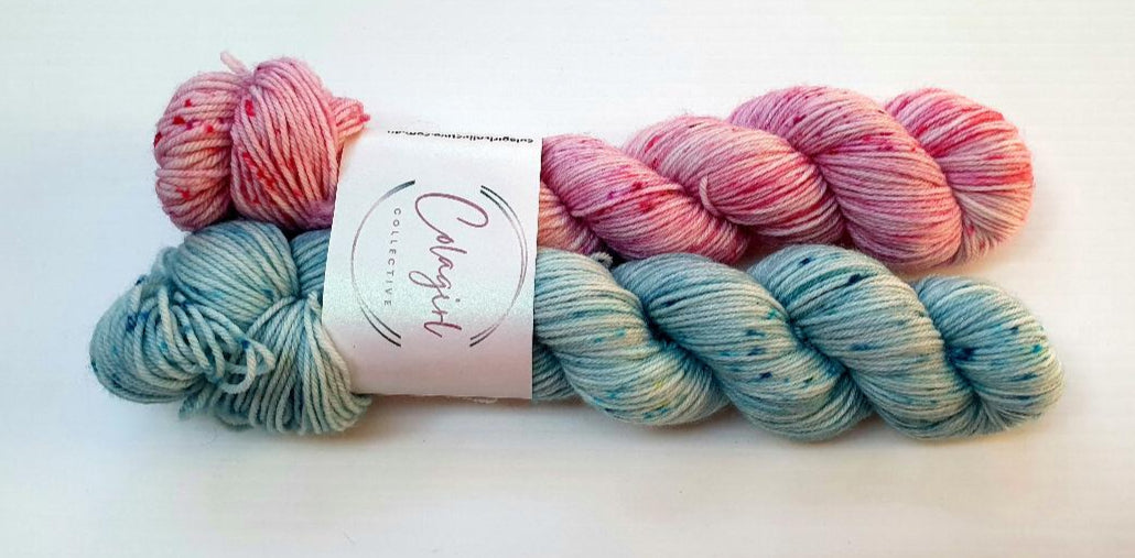 Pas De Deux 2x50g Swagman 4py/Fingering Sets 'OOAK & OOAK'