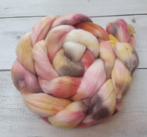 Hand Painted Roving Victorian Polwarth-Remi